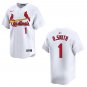 Cardinals #1 Ozzie Smith White Stitched Jersey