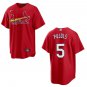 Cardinals #5 Albert Pujols Red Stitched Jersey