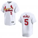Cardinals #5 Albert Pujols White Stitched Jersey