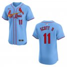 Cardinals #11 Victor Scott II Blue Stitched Jersey