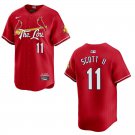 Cardinals #11 Victor Scott II City Red Stitched Jersey