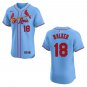 Cardinals #18 Jordan Walker Blue Stitched Jersey
