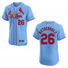 Cardinals #26 JJ Wetherholt Blue Stitched Jersey