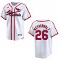 Cardinals #26 JJ Wetherholt White Throwback Stitched Jersey