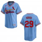 Cardinals #29 Ramon Urias Blue Throwback Stitched Jersey