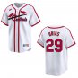 Cardinals #29 Ramon Urias White Throwback Stitched Jersey