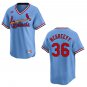 Cardinals #36 Michael McGreevy Blue Throwback Stitched Jersey