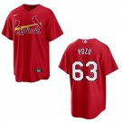 Cardinals #63 Yohel Pozo Red Stitched Jersey