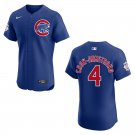 Cubs #4 Pete Crow-Armstrong Royal Blue Stitched Jersey