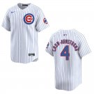 Cubs #4 Pete Crow-Armstrong White Stitched Jersey