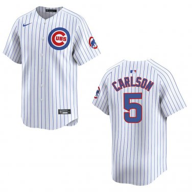 Cubs #5 Dylan Carlson White Stitched Jersey