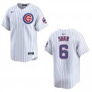 Cubs #6 Matt Shaw White Stitched Jersey