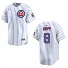 Cubs #8 Ian Happ White Stitched Jersey
