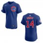 Cubs #14 Ernie Banks Royal Blue Stitched Jersey