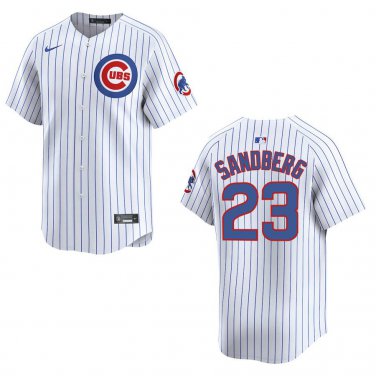 Cubs #23 Ryne Sandberg White Stitched Jersey
