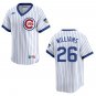 Cubs #26 Billy Williams White Throwback Stitched Jersey