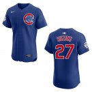 Cubs #27 Seiya Suzuki Royal Blue Stitched Jersey