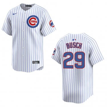 Cubs #29 Michael Busch White Stitched Jersey