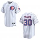 Cubs #30 Kyle Tucker White Stitched Jersey