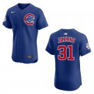 Cubs #31 Ferguson Jenkins Royal Blue Stitched Jersey