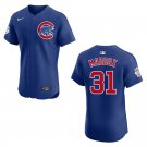 Cubs #31 Greg Maddux Royal Blue Stitched Jersey