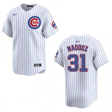 Cubs #31 Greg Maddux White Stitched Jersey