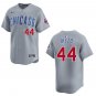 Cubs #44 Anthony Rizzo Gray Stitched Jersey