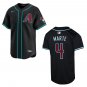 Diamondbacks #4 Ketel Marte Black Stitched Jersey