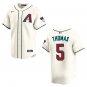 Diamondbacks #5 Alek Thomas Cream Stitched Jersey