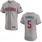 Diamondbacks #5 Alek Thomas Gray Stitched Jersey