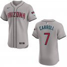 Diamondbacks #7 Corbin Carroll Gray Stitched Jersey