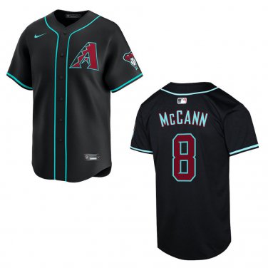 Diamondbacks #8 James McCann Black Stitched Jersey