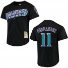 Diamondbacks #11 Jose Fernandez Black Throwback Stitched Jersey