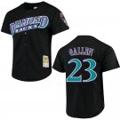 Diamondbacks #23 Zac Gallen Black Throwback Stitched Jersey