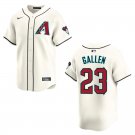 Diamondbacks #23 Zac Gallen Cream Stitched Jersey
