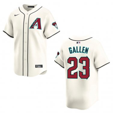 Diamondbacks #23 Zac Gallen Cream Stitched Jersey