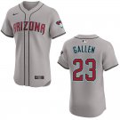 Diamondbacks #23 Zac Gallen Gray Stitched Jersey
