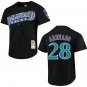 Diamondbacks #28 Nolan Arenado Black Throwback Stitched Jersey