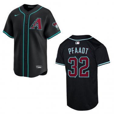 Diamondbacks #32 Brandon Pfaadt Black Stitched Jersey