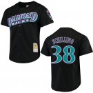 Diamondbacks #38 Curt Schilling Black Throwback Stitched Jersey