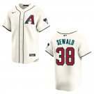 Diamondbacks #38 Paul Sewald Cream Stitched Jersey