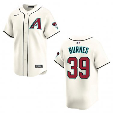 Diamondbacks #39 Corbin Burnes Cream Stitched Jersey