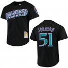 Diamondbacks #51 Randy Johnson Black Throwback Stitched Jersey Diamondbacks #51 Randy Johnson Black Throwback Stitched Jersey