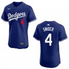 Dodgers #4 Duke Snider Royal Blue Stitched Jersey