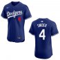 Dodgers #4 Duke Snider Royal Blue Stitched Jersey