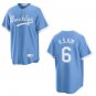 Dodgers #6 Hyeseong Kim Light Blue Stitched Jersey