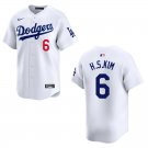 Dodgers #6 Hyeseong Kim White Stitched Jersey
