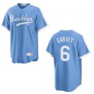 Dodgers #6 Steve Garvey Light Blue Stitched Jersey