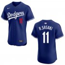 Dodgers #11 Roki Sasaki Royal Blue Stitched Jersey