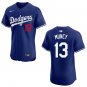 Dodgers #13 Max Muncy Royal Blue Stitched Jersey